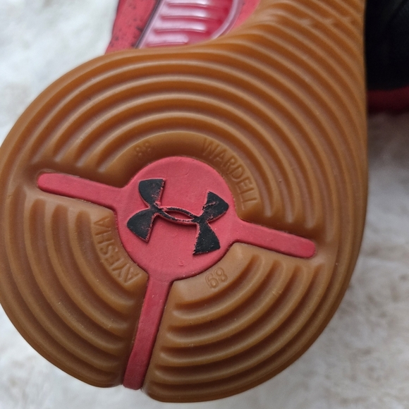 Under Armour Curry 4 Red Rogue Black Gum US Men’s Size 15  RARE 2018 - Picture 6 of 14